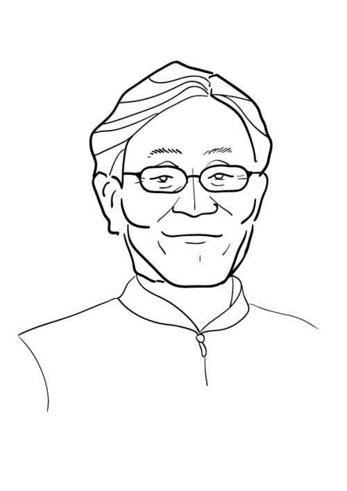 백남기 선생 캐리커쳐