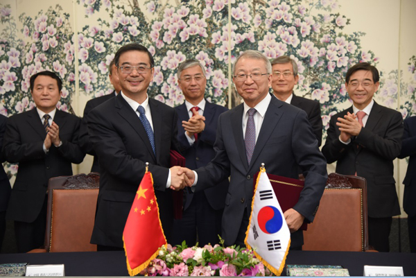 양승태 대법원장 초청, 저우창 중국 최고인민법원장 방한