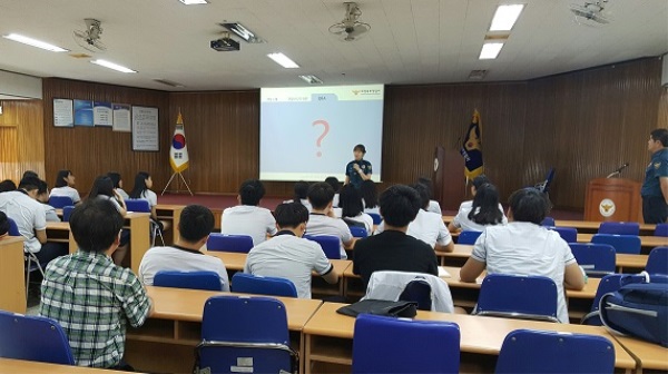 포항북부서, 경찰희망 동아리 대상 견학프로그램 실시