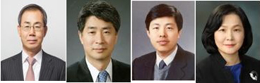 좌측부터 조재연ㆍ이종석ㆍ김재형ㆍ이은애 후보