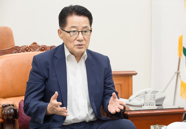 국민의당 원내대표 박지원 비상대책위원장