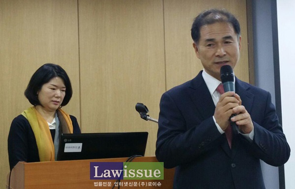 전국지방변호사회협의회 장성근 회장과 위은진 변호사