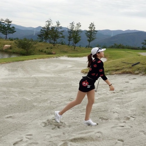 마동석 연인, "풍덩"...예정화 남다른 다리 길이+각선미 보니?