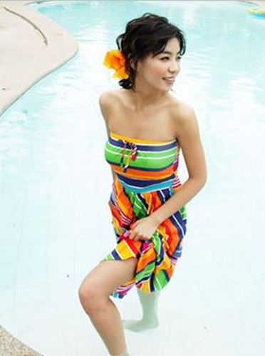 컬투쇼 박선영, 쇄골 드러낸 튜브톱 드레스 자태...'아찔 그 자체'