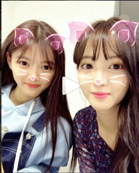 정혜성, 김유정과 함께한 사진 속 모습 "진짜 이쁨이쁨 열매먹음?"