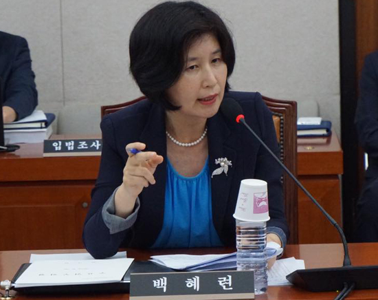 검사 출신 백혜련 더불어민주당 의원