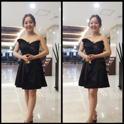 인생술집 서신애, 쇄골 드러낸 블랙미니드레스...성숙美 물씬