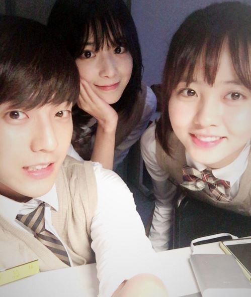 김다예, 김소현·이민혁과 다정한 셀카... "황홀한 비주얼"