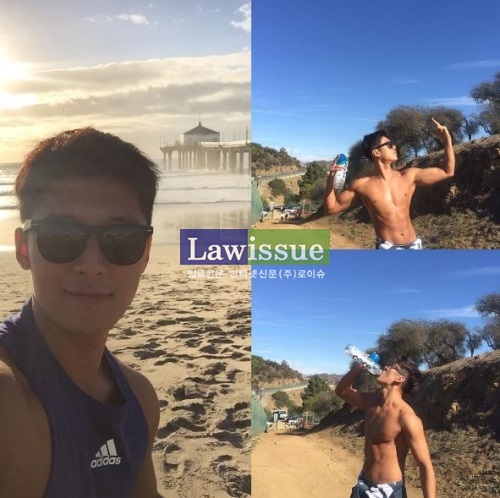 최파타 고은성, 선글라스 낀 채 완벽 근육 뽐내 '그저 감탄만'