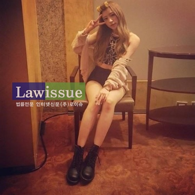 더쇼 EXID 하니, '헤어롤 꽂은 채...늘씬한 각선미 황금비율'