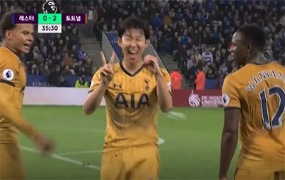 손흥민 21호골, 亞무대를 좁다...EPL정상급으로 우뚝