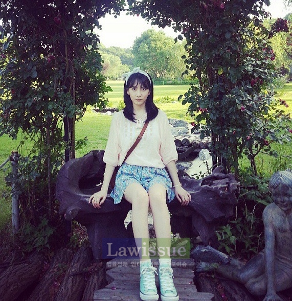 강지영, '부러질 듯 11자...고속도로 다리라인'