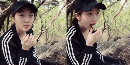 표예진, '등산중에 김밥 한줄...김밥CF들어올각