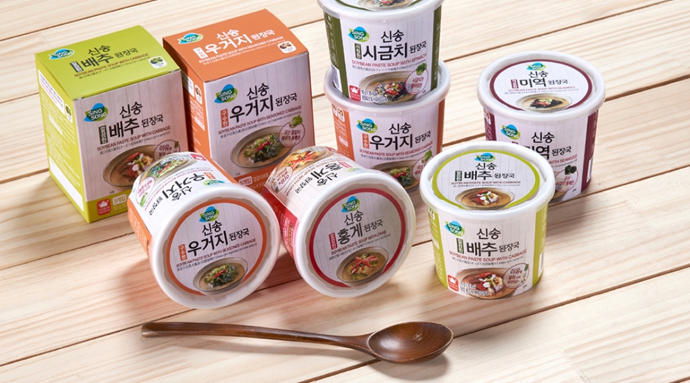 즉석 된장국 이미지.(사진=신송식품)