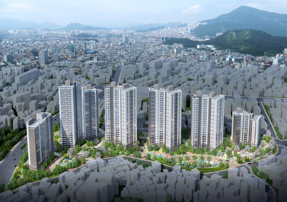 대신2차 푸르지오 조감도.(제공=대우건설)