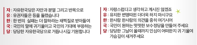 오히려 당혹스러웠던 행보...한국당 5행시 당선작 발표, 결과는 어땠나?