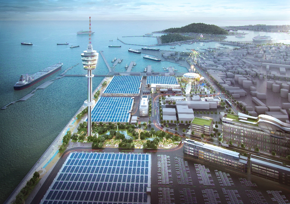 자동차 물류클러스터 조감도.(사진=IPA)