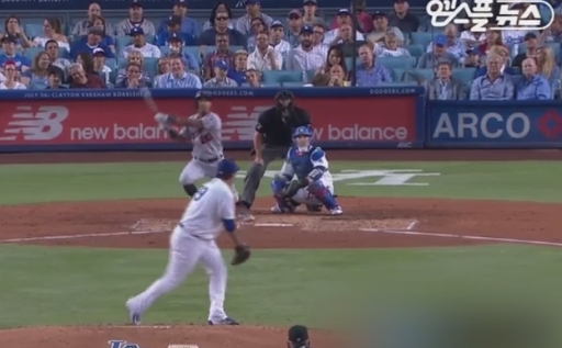 타석 다 틀어 막은 류현진 시즌 4승...그의 구속은 얼마였나?