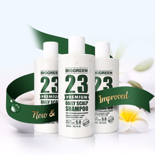 더 좋아진, 더 효과 있는, 빅그린 ‘23프리미엄 데일리 스칼프 샴푸’ 출시!