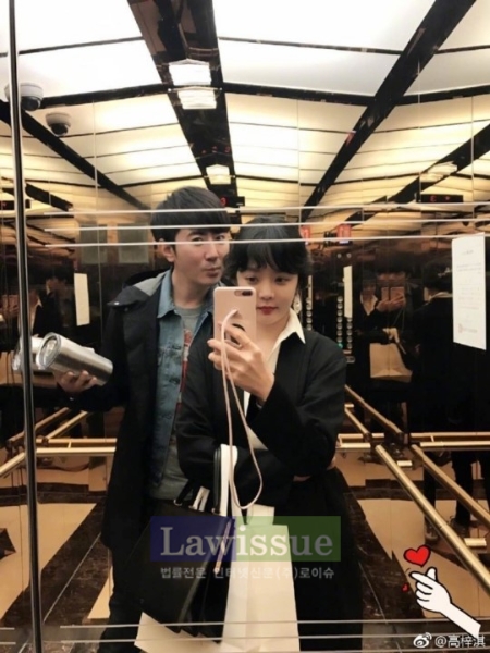 블랙컬러 커플룩...채림, 옆 가오쯔치 남다른 잉꼬부부 면모 '달달하네'