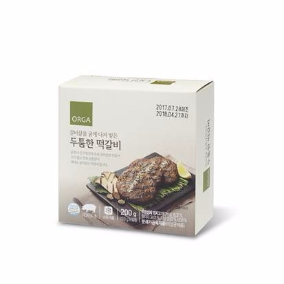 올가홀푸드 ‘올가 갈비살을 굵게 다져 빚은 두툼한 떡갈비’ 출시