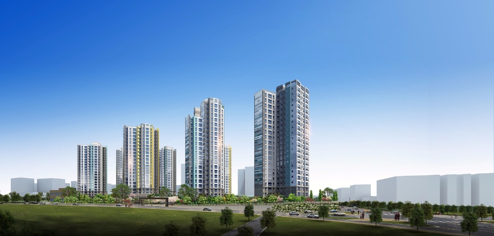 삼천포 예미지 투시도.(제공=금성백조주택)