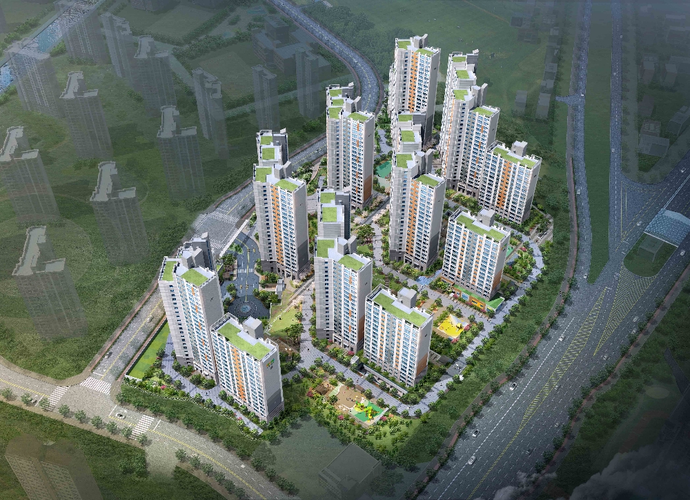 김포한강신도시 호반베르디움 6차 조감도.(제공=호반건설)