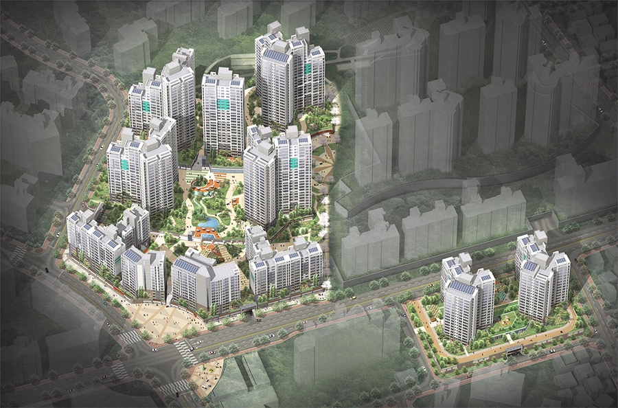 래미안 DMC 루센티아 조감도.(제공=삼성물산)