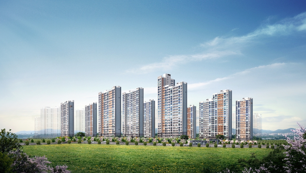 ‘전주 효천지구 우미린 2차’ 투시도. (사진=우미건설)