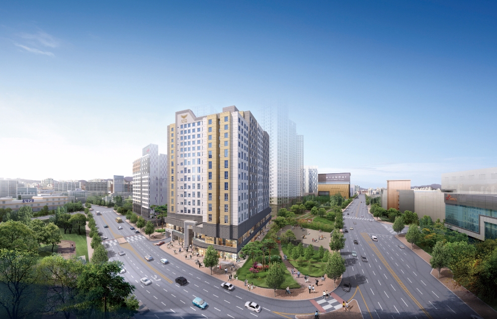 대농지구 롯데캐슬 시티 반조감도.(제공=롯데건설)