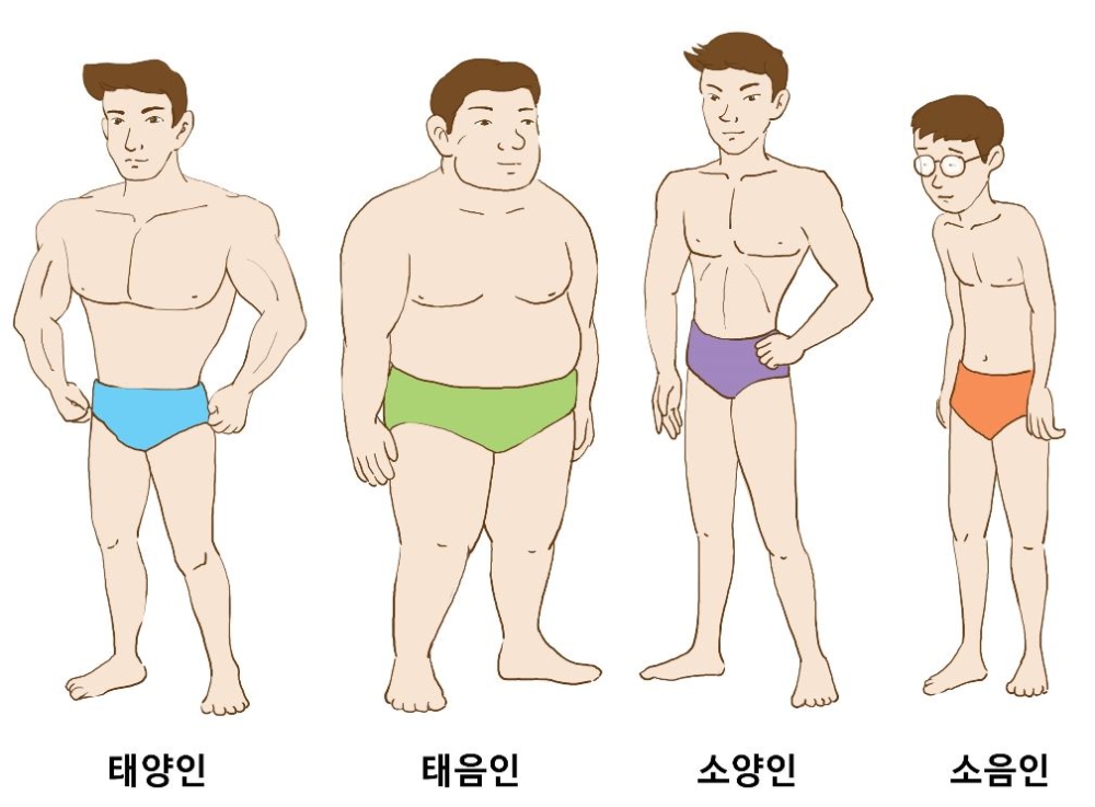사상의학에 따른 체질별 4가지 구분(사진=자생한방병원)