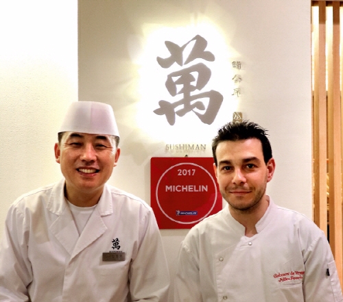 스시오마카세 맛집 "스시만"과 프렌치디저트 "가토 드 보야주"의 셰프 콜라보