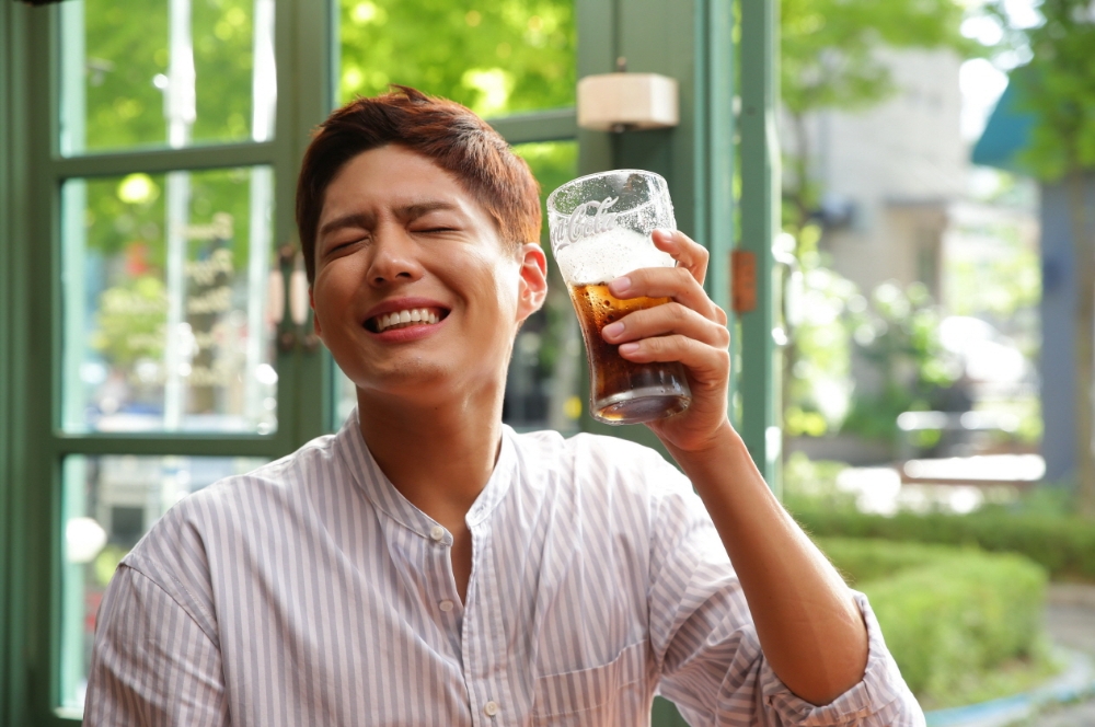 박보검 비하인드컷. (사진= 코카-콜라)