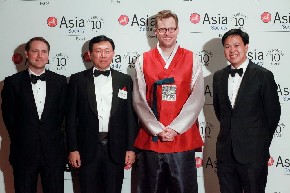 롯데 신동빈 회장의 Asia-Society 10주년 행사 참석모습. (사진=롯데그룹)