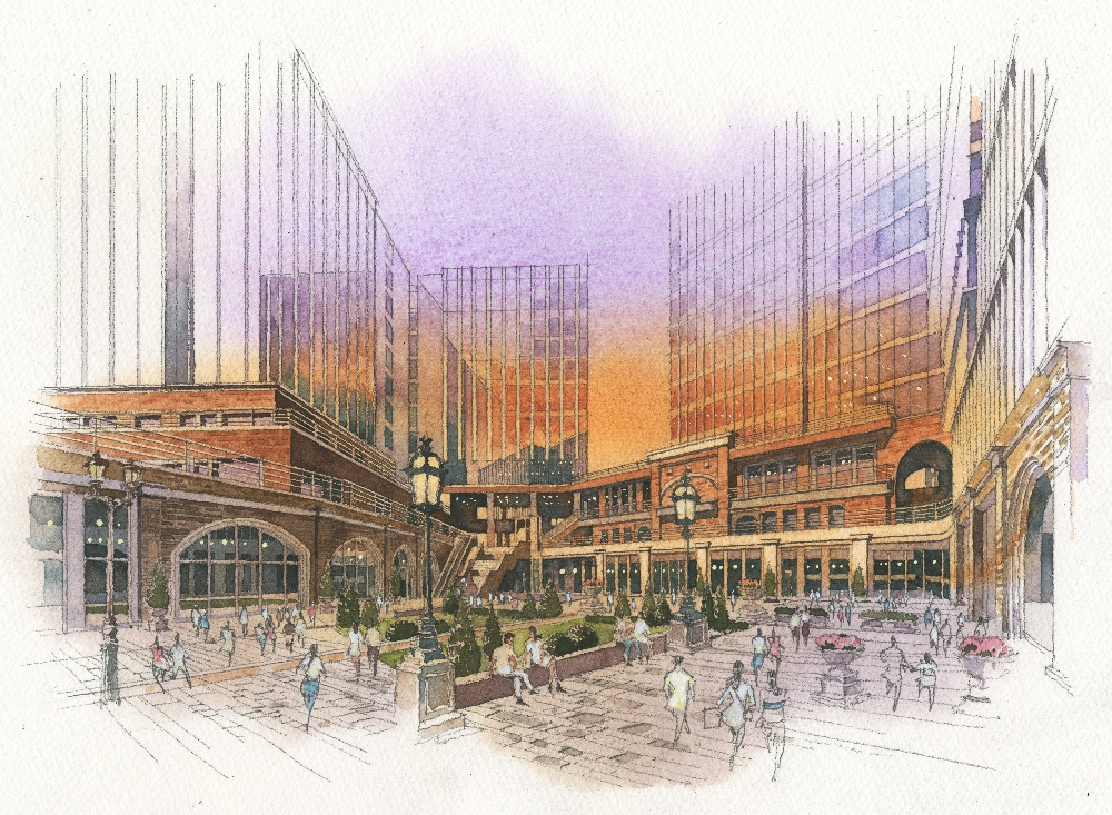 광교 브릭스톤 스케치.(사진=우미건설)