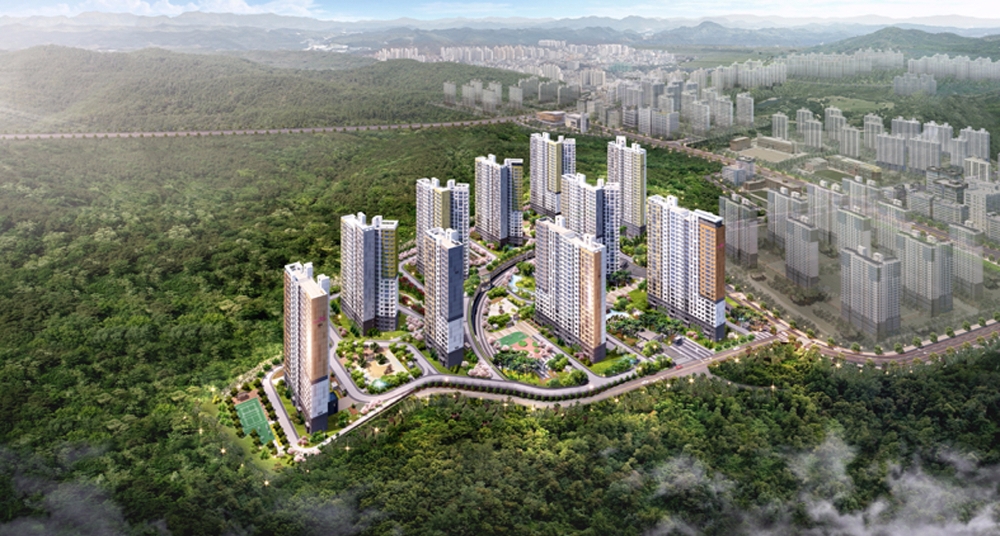 시흥 장현 리슈빌 조감도.(사진=계룡건설)