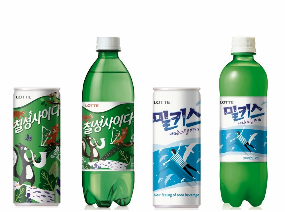 칠성사이다 밀키스 스페셜패키지.(사진=롯데칠성음료)