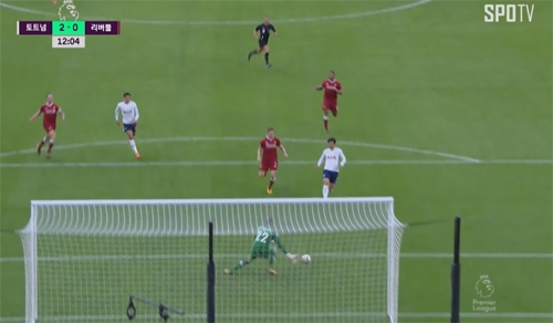 '한방 펄펄' 토트넘 손흥민, 리버풀 골망 왼쪽 구석을 찔어넣은 감각
