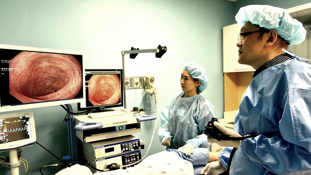 대장내시경 검사장면 (사진=양지병원)