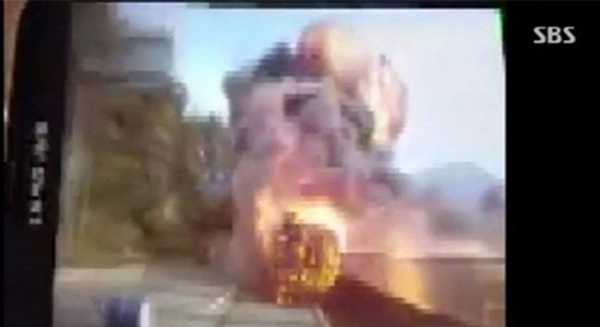 창원터널 블랙박스, 도로 위 질주 차량 차선 변경뒤...'쾅'하며 화마가