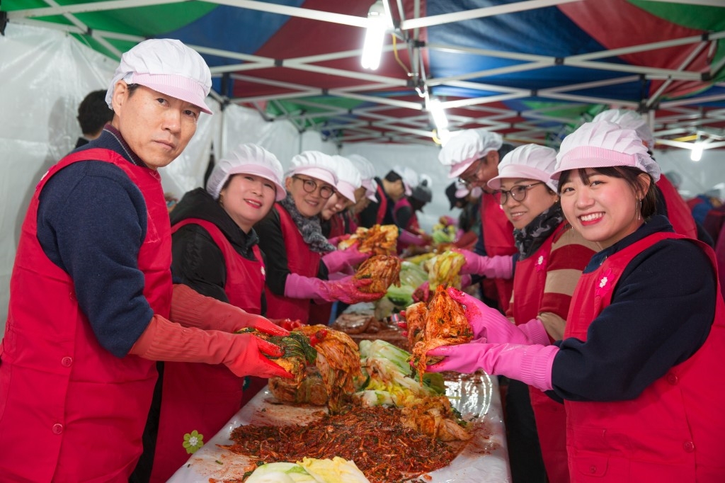 행복공감 김장나눔활동. (사진=서부발전)