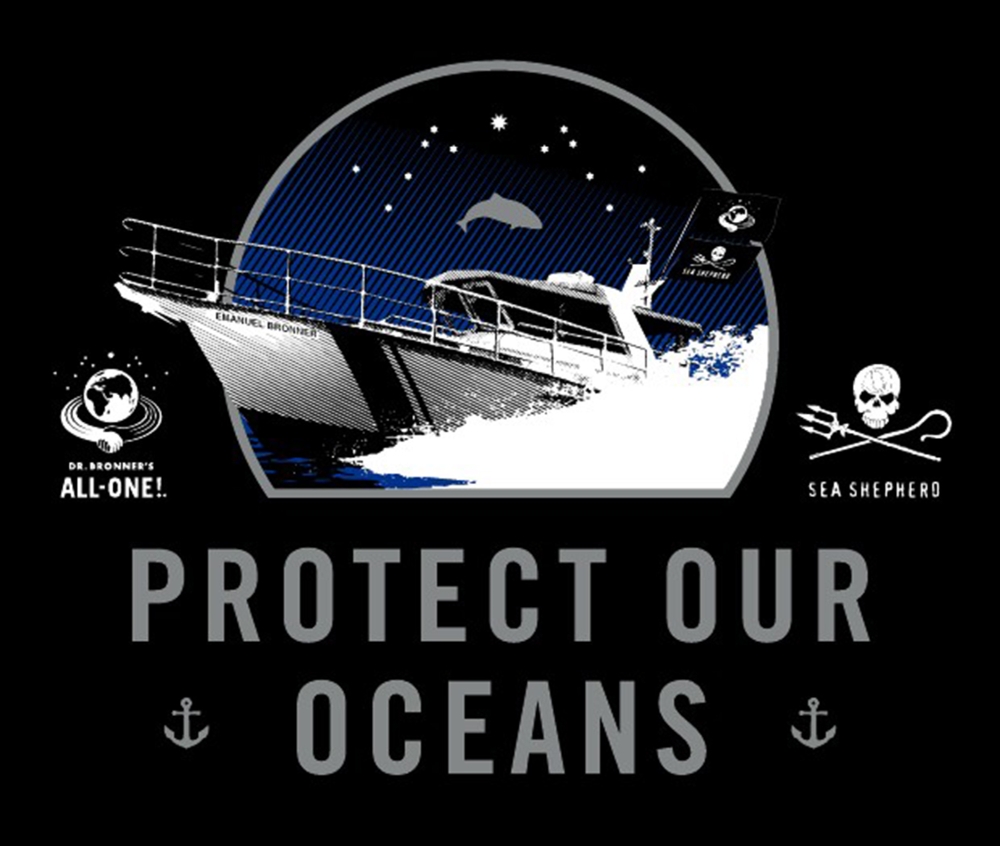 ‘우리의 바다를 지키자(PROTECT OUR OCEANS)’ 캠페인 이미지.(사잔= 닥터 브로너스)