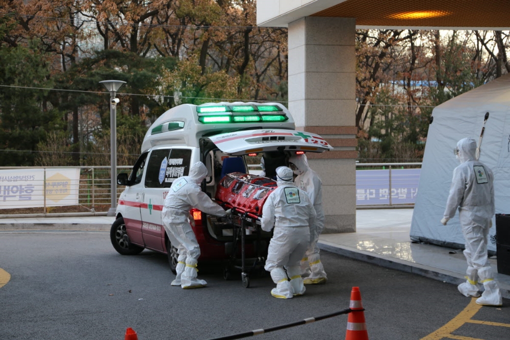 국제성모병원 감염병 대응 훈련 (사진=국제성모병원)