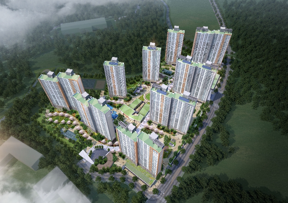 시흥 장현 호반베르디움 조감도.(사진=호반건설)