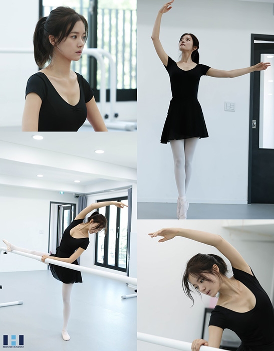 머리 묶고 단아美 뽐낸 그, 여리여리한 각선미까지 '이 정도였다니...'