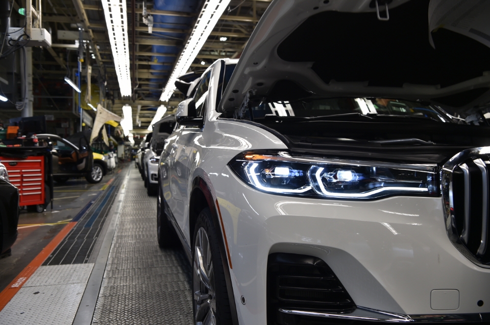 뉴 X7 생산라인.(사진=BMW)