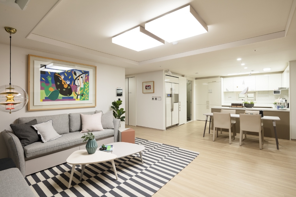 전용면적 84m² 내부.(사진=대림산업)