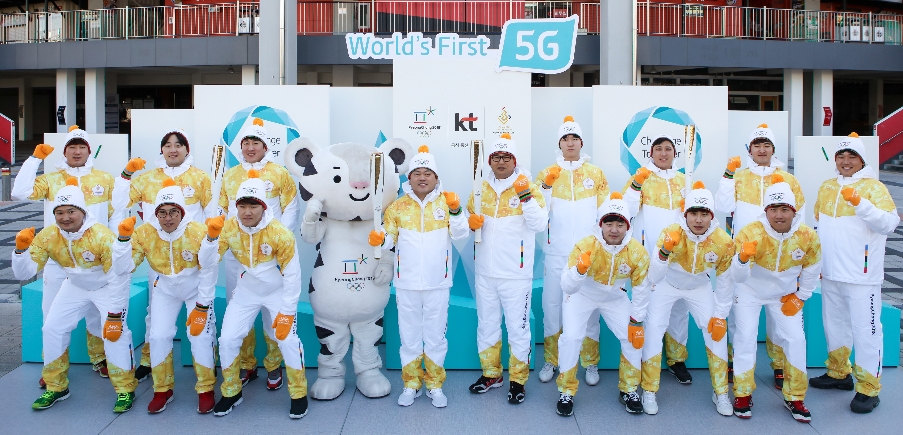 KT야구단 성화봉송 (사진=KT)