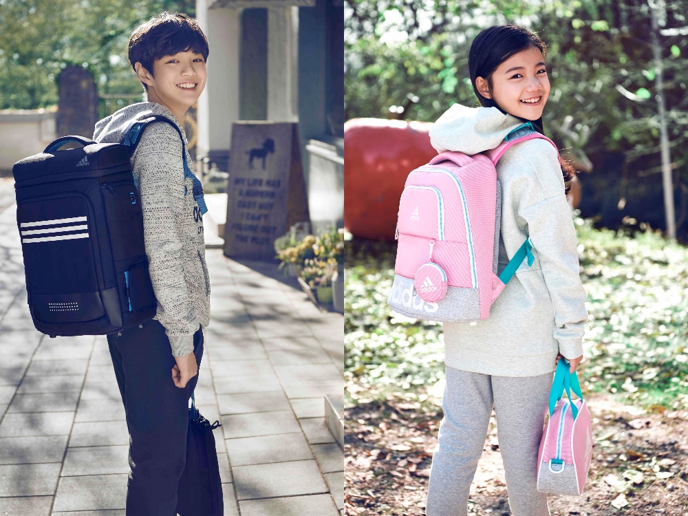 아디다스 백투스쿨 컬렉션 모델컷.(사진= 아디다스)