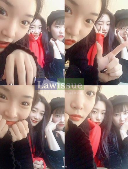 '다이아 정채연·희현과 함께' 청하, 깜찍+청순 그 자체...모습 보니